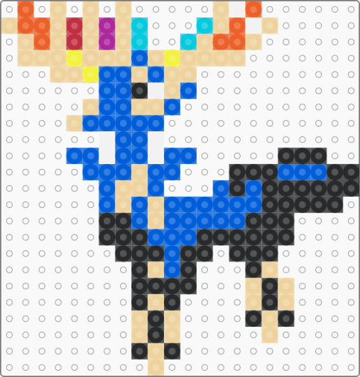 Xerneas mini - beige,blue
