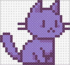 purple cat - cat,kitty,animal,cute,chibi,purple