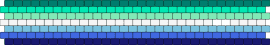 Gay flag - gay,pride,flag,cuff,bright,vertical,stripes,blue,green,teal