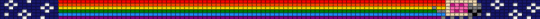 Nyan Cat Kandi Belt - purple,yellow,green,light blue,colorful,nyancat,kandibelt,belt