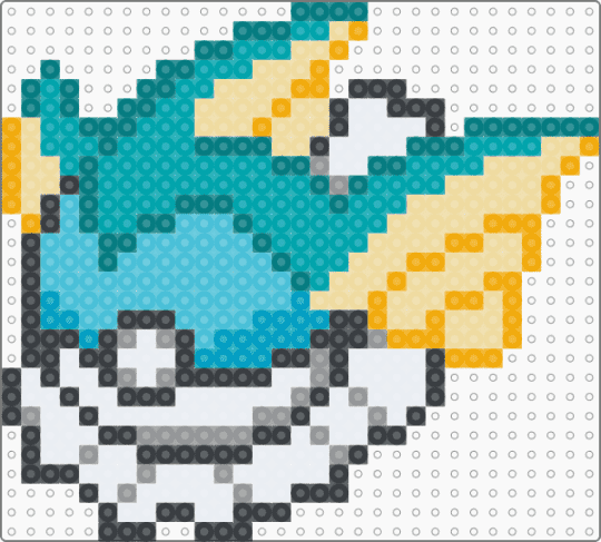 Vaporeon Pokeball - beige, eevee, eevee evolutions, eeveelution, eeveelutions, eeveeolution, light blue, pokeball, pokemon, teal, vaporeon