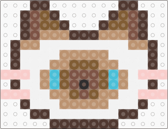 Cat head - sealpoint (sm) - brown,tan,beige