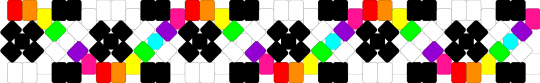 dna - black, colorful, green, orange, purple, white