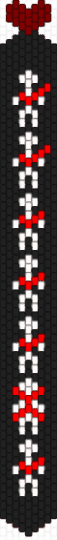 One X Tie - black,white,brown,red