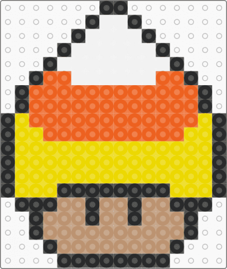 Candy Corn Mush - orange,yellow