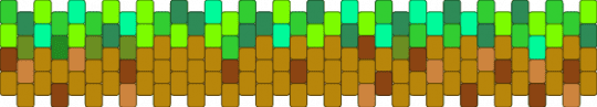 Minecraft cuff - gold,green