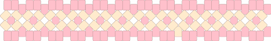 Hades (Melanie Martinez) x base cuff - beige, pink