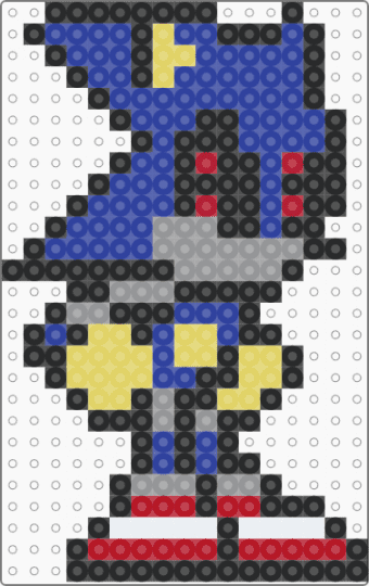 Metal sonic - black,purple