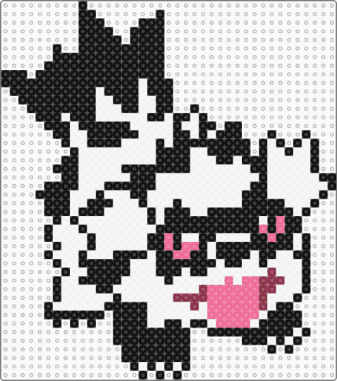 Galarian zigzagoon - white
