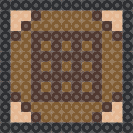 Crafting Table - table,minecraft,block,video game,brown,tan