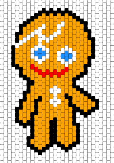 ginger brave - white,orange,gingerbrave cookierun
