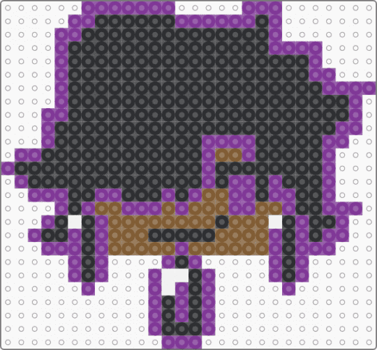 Black sapphire cookie - black,pink,cookie run