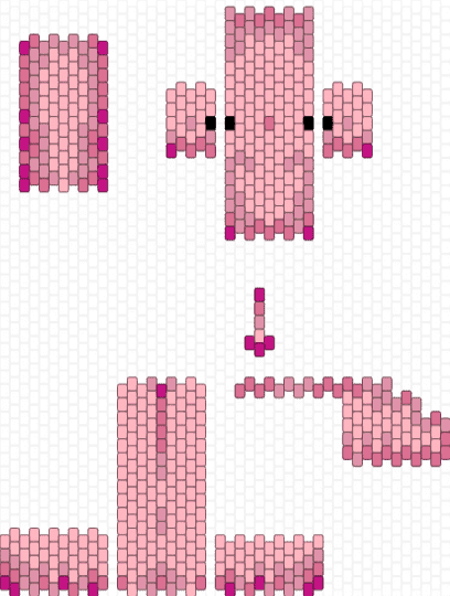 3d Minecraft Axolotl!!!!!!! - pink,minecraft,axolotl,3d