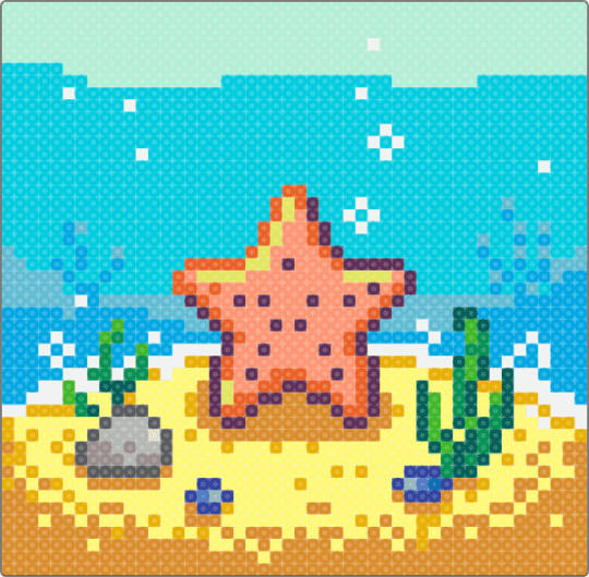 Starfish - yellow,orange,light blue,cotdstarfish,animal,nature,colorful
