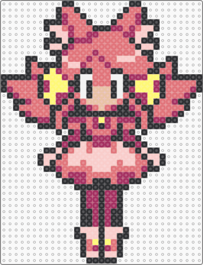 pink / mew mew (deltarune) - red,pink,deltarune,mew mew,deltarune chapter 5
