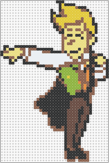 flowery pointing (deltarune) - deltarune, flowery, tan, yellow