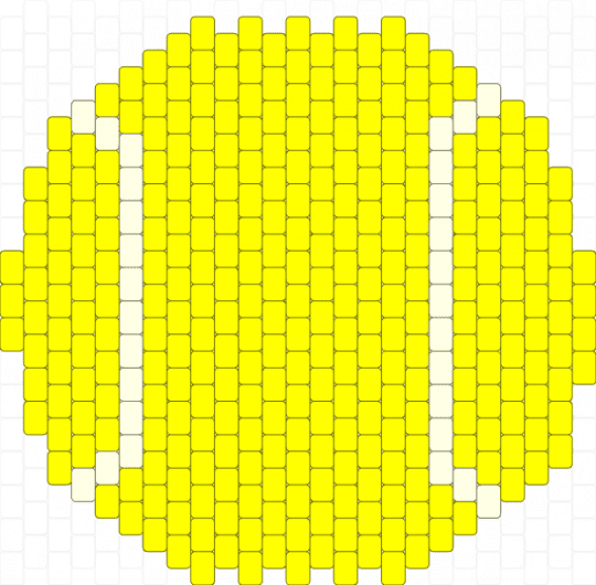 Tellisball bag back - yellow
