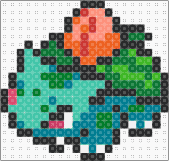 Ivysaur - green, teal