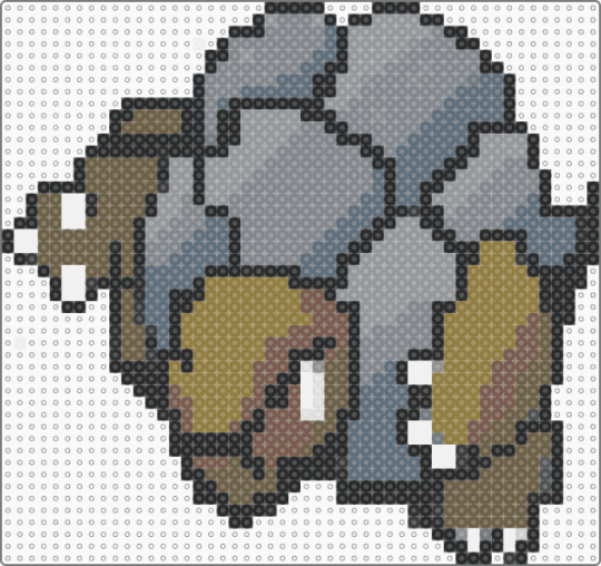 'Golem - gray,tan,gold