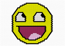 Epic Face Flat Large - smiley face,happy,smile