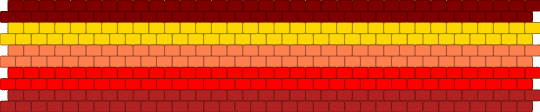 ADHD Flag - red,adhd,pride,flag,5 color,orange