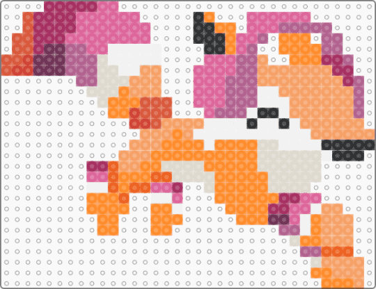 lesbian coyote - animal, animal jam, coyote, lesbian, lgbt, orange, pink, video game