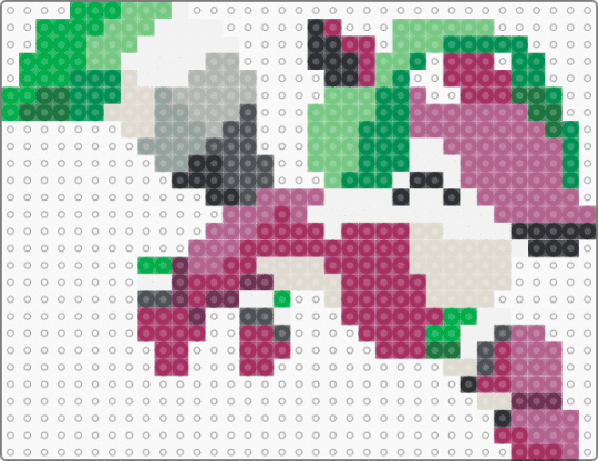 aromantic coyote - animal, animal jam, aro, aromantic, coyote, green, lgbt, pink, pride, video game