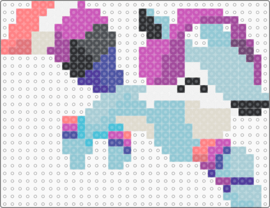 genderfluid coyote - animal, animal jam, coyote, fluid, genderfluid, lgbt, light blue, pink, pride, video game