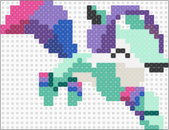 bisexual coyote - animal, animal jam, bi, bisexual, blue, lgbt, light blue, pride, teal, video game