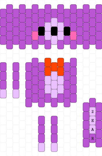 Bonnie The Bunny Kandi Doll (FNaF) - pink