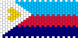 new polyam flag - polyamorous,flag,pride,cuff,community,love,light blue,blue,red,white