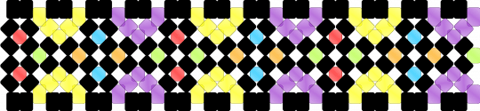 Stained Glass Cuff! - black,yellow,purple,cotdstainedglass,x base