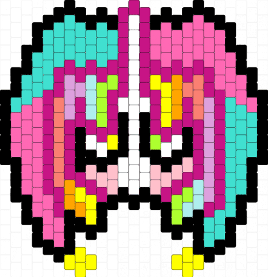 Pomni unicorn personal design charm - pink,light blue,tadc,pomni,the amazing digital circus,pomni tadc,au,charm,pony beads