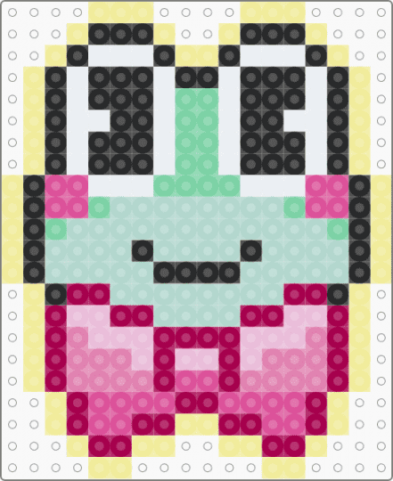 Ribbit - pink,light blue,yellow,tadc,ribbit,the amazing digital circus,amazing,digital,circus,frog
