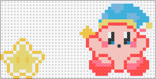 Dream Kirby - red,beige,yellow,kirby,dreamland,videogames