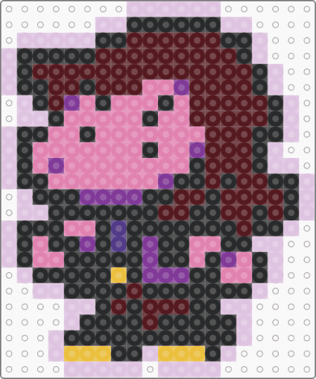 Susie - pink,brown,susie,deltarune,undertale,videogames,kris