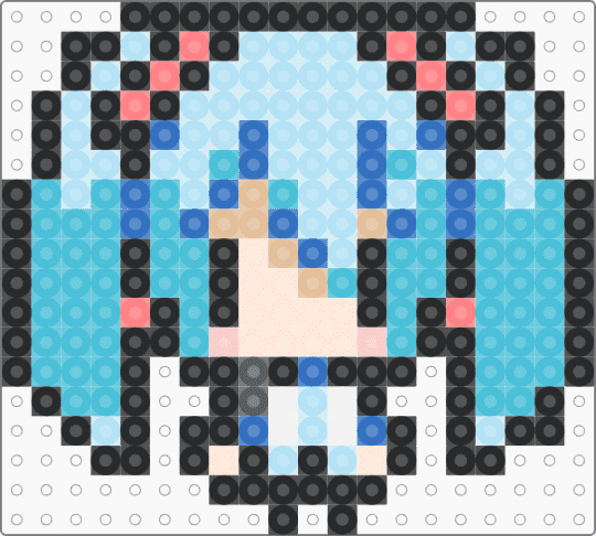 Miku(゜ロ゜) - light blue