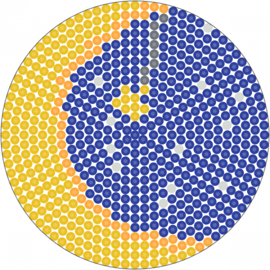 Moon( ￣▽￣) - purple, yellow