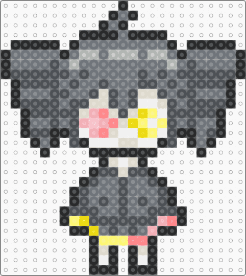 Small Kasane Teto Spamton Recolor - caine recolor, gray, kasane teto, spamton recolor, teto recolor
