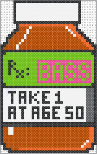 Prescription - red,green