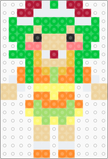 Small Gumi - beige, green, gumi, vocaloid, vocalsynth