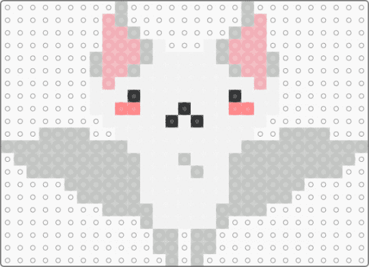 Cute chibi bat (white) - beige,chibi,bat,animal,halloween,spooky,goth,kawaii,cute