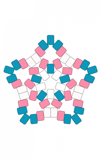 Trans Flag Star - lgbtq, light blue, pink, pride flag, star, trans, trans flag, transgender