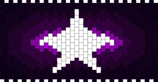 Purple star cuff - black,white,star,purple,dark,alt