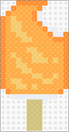 Creamsicle popsicle - orange,dessert,creamsicle,popsicle,summer,cute,nostalgia