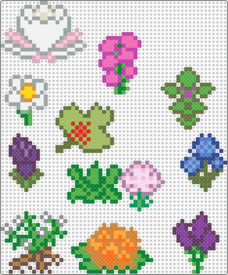 wildwood herb sprites - cattails wildwood story, colorful, gray, green, herbs, orange