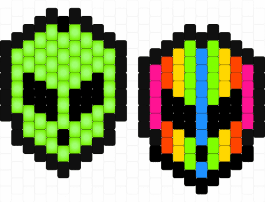 glowrrrrr Alien - black,green,cotdaliens,alien