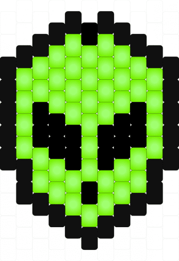 glowrrrrr Alien - alien, black, cotdaliens, green