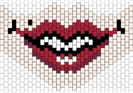 Lips Kandi Mask (OG version) - lips,mouth,lipstick,sensual,face,mask,red,beige