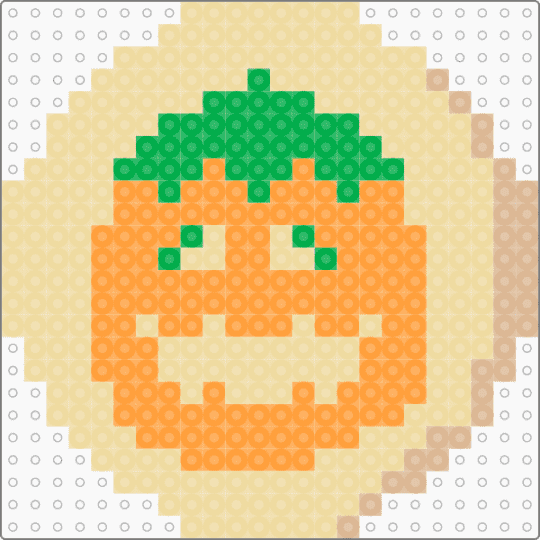 Pumpkin Halloween Cookie - beige,cookie,pumpkin,halloween,dessert,spooky,fall,autumn